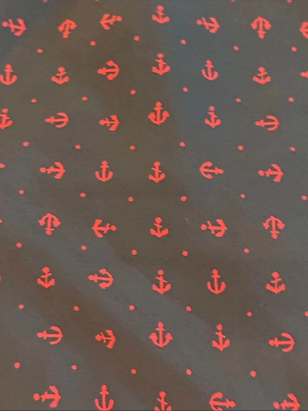 Nautica Navy Swim Trunks with Red Anchor‎ Pattern